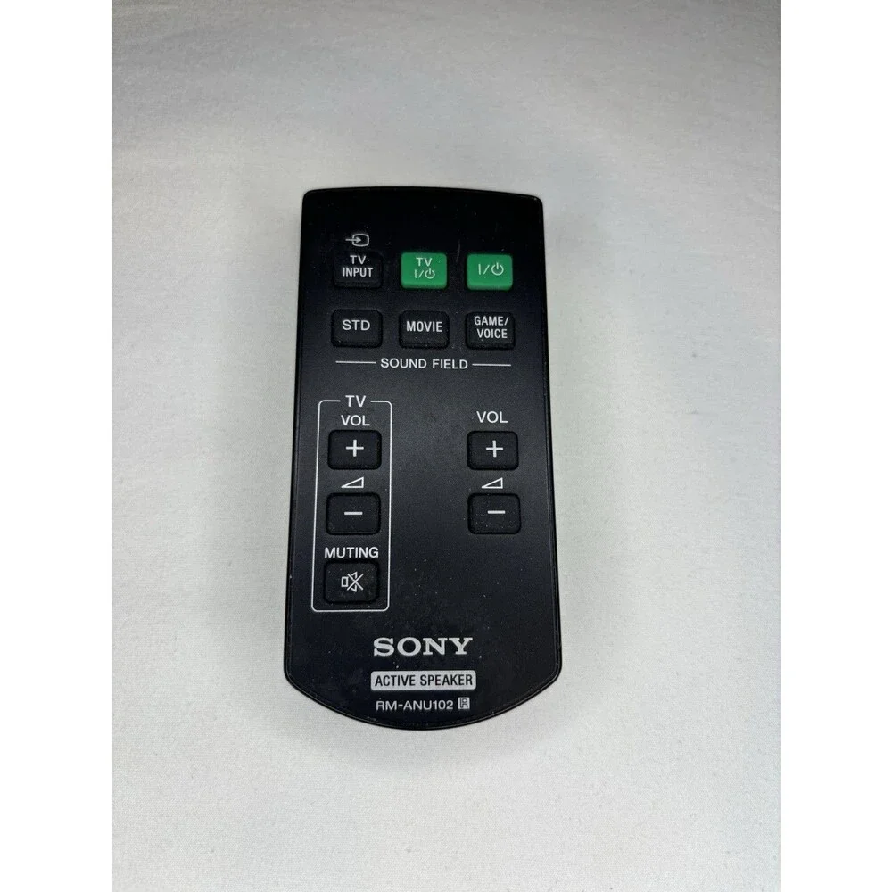 Sony Remote Control RM-ANU102 Black Excellent Active Speaker Soundbar Remote